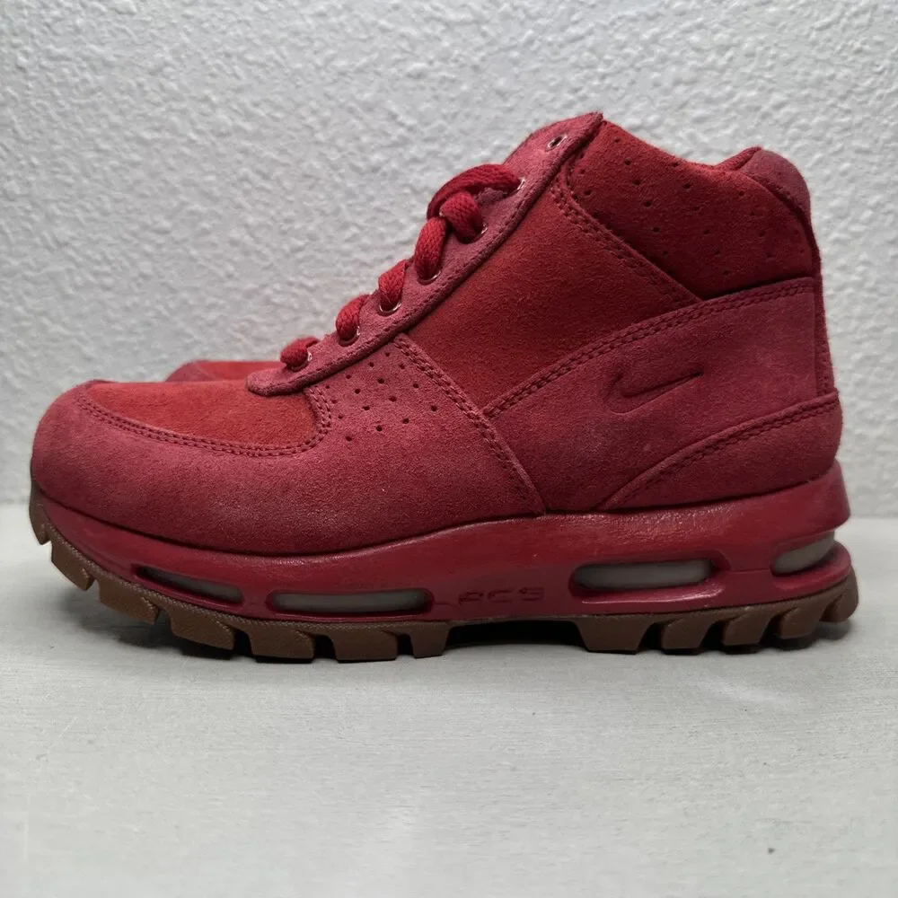 Nike Air Max Goadome GS Boots 311567-602 Gym Red Gum Size 5Y OR Women's 6.5